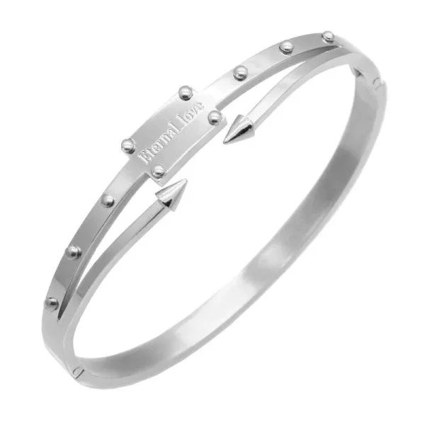 Elegant Women's Bangle in 316L Surgical Steel